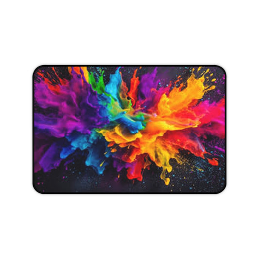 Chromatic Explosion: Abstract Color Burst, Vibrant Paint Splash Art- by The Good Kink