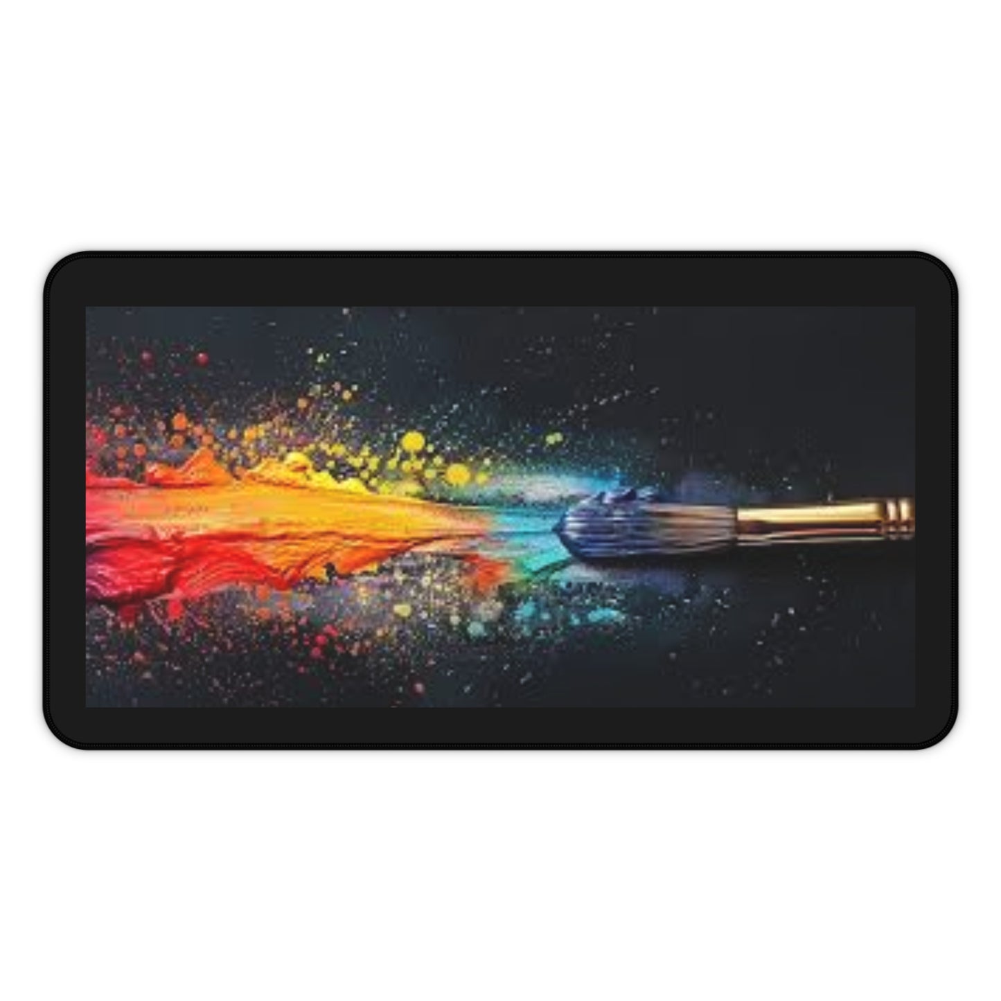 Colorful Artistic Desk Mat - Creative Workspace Accessory Mouse Pads Printify 12" × 22"