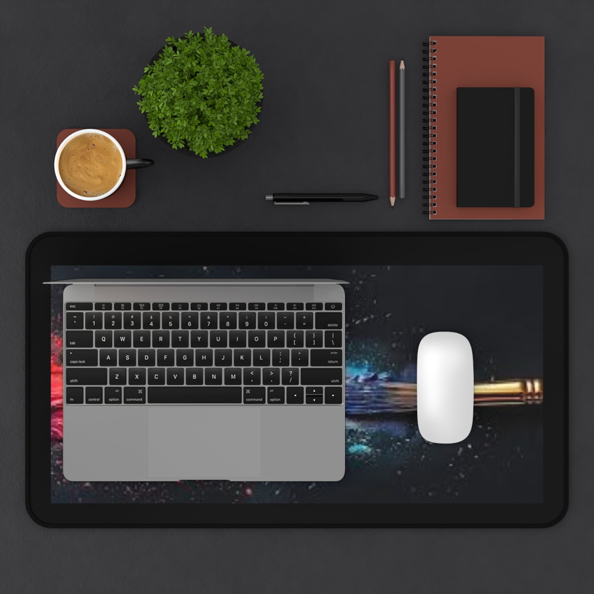 Colorful Artistic Desk Mat - Creative Workspace Accessory Mouse Pads Printify