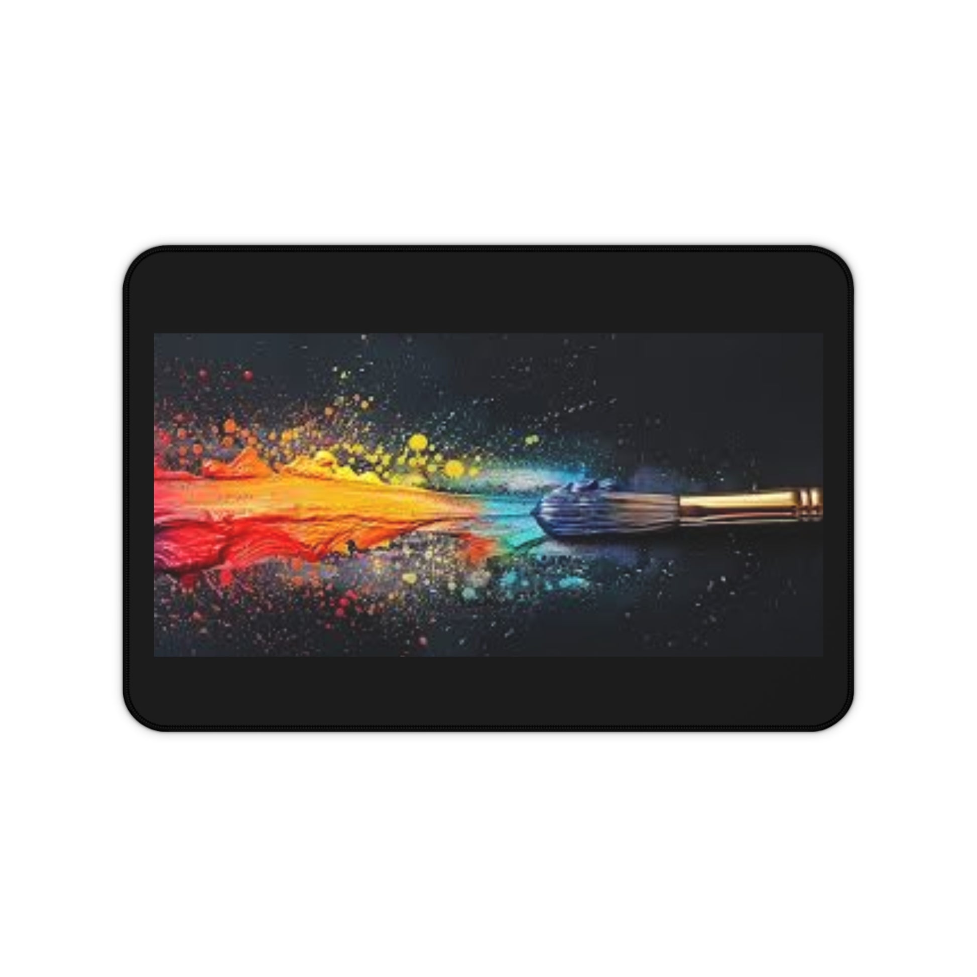 Colorful Artistic Desk Mat - Creative Workspace Accessory Mouse Pads Printify 12" × 18"